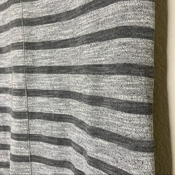 NO OFFERS RAG & BONE gray striped short sleeve t-shirt dress - Picture 13 of 14